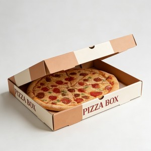 Boîte alimentaire pliable en carton ondulé, écologique, pour livraison de nourriture, conteneur à emporter en kraft écologique pour <span class=keywords><strong>pizza</strong></span> - Product Image 5