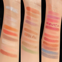 Palette d'ombres à paupières, maquillage en gros, marque privée, 35 couleurs, carnet personnalisé, livre d'ombres à paupières, marque privée