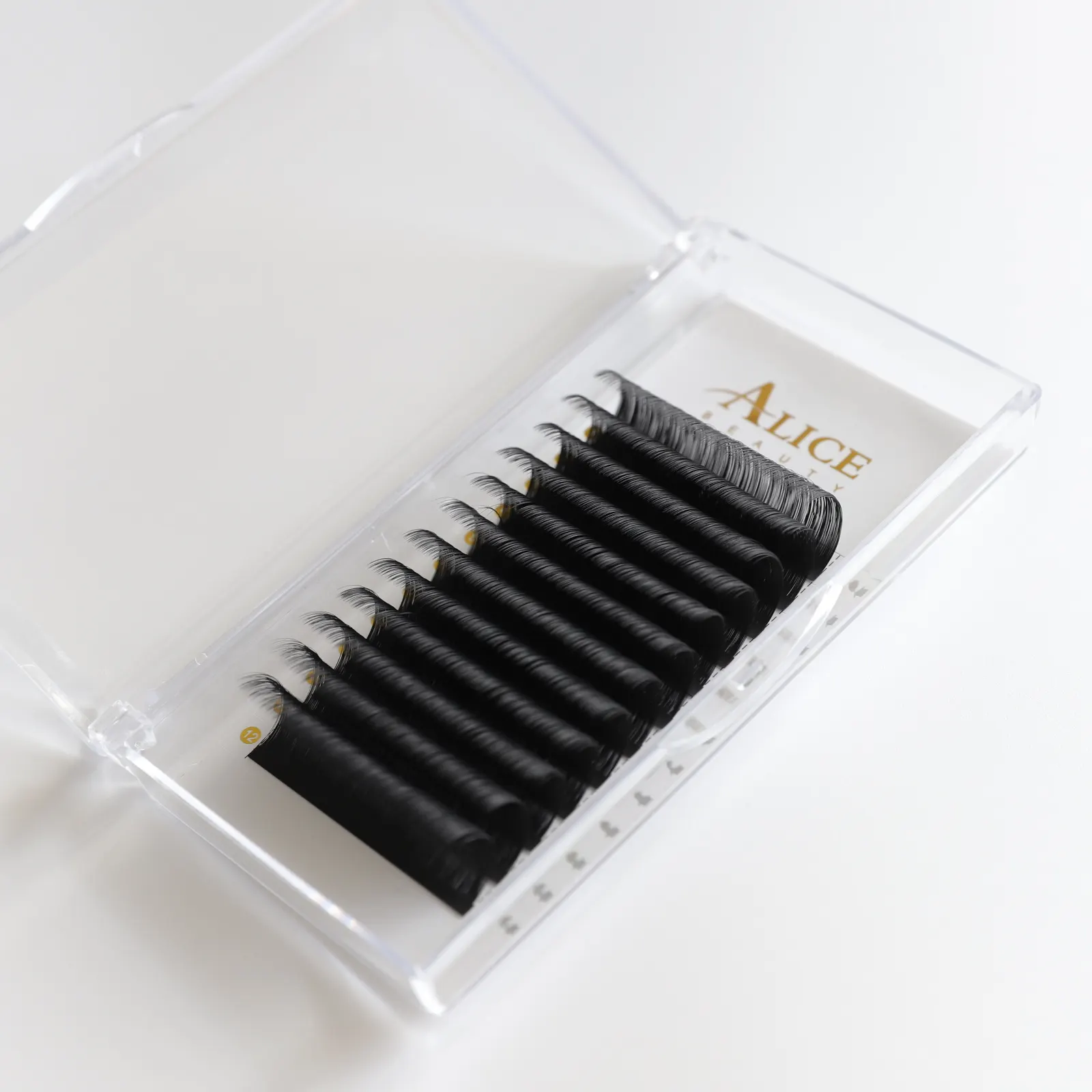 cashmere lash tray Loose base fan like butter matter black volume lashes handmade 0.3 0.05 eyelash extension