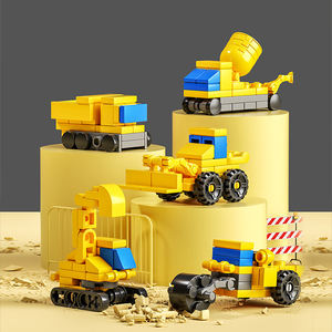 2024 nouveautés enfants Police militaire briques jouets pompiers Mini modèles ingénierie véhicule bloc de construction ensemble - Product Image 5
