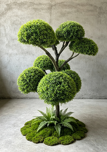 Bonsái Artificial <span class=keywords><strong>de</strong></span> <span class=keywords><strong>Buxus</strong></span> Sinica, Árbol <span class=keywords><strong>de</strong></span> Boj Chino <span class=keywords><strong>de</strong></span> Tacto Real para Vestíbulo <span class=keywords><strong>de</strong></span> Hotel o Villa - Product Image 6