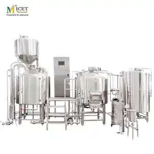 Equipo de producción de cerveza comercial equipo de cervecería para la venta Dispositivo de fábrica de cerveza