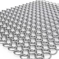 Rideau en maille métallique sur mesure de haute qualité pour la décoration d'hôtels, bureaux, centres commerciaux et applications architecturales