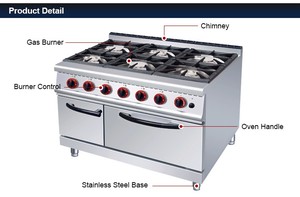 Linkrich 2017 Nuevo Modelo restaurante estufa <span class=keywords><strong>de</strong></span> <span class=keywords><strong>Gas</strong></span> <span class=keywords><strong>Natural</strong></span> quemador cocina <span class=keywords><strong>con</strong></span> <span class=keywords><strong>horno</strong></span> <span class=keywords><strong>de</strong></span> acero inoxidable <span class=keywords><strong>de</strong></span> buena calidad para uso en exteriores - Product Image 3