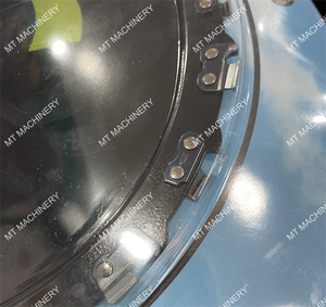 ใบเลื่อยวงเดือนขนาด 9 นิ้ว ความเร็วสูง 10,000 รอบต่อนาที 20 ฟัน ความกว้างการตัด 230 มม. อุปกรณ์ต่อพ่วงเครื่องตัดหญ้าโลหะสำหรับงานตัดแต่ง - Product Image 6