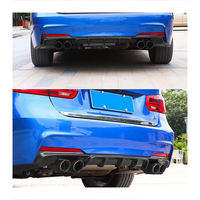 Kit carrosserie M-Tech noir brillant M Pack Aftermarket Parts, diffuseur arrière MP pour BMW Série 3 F30 2012-2019