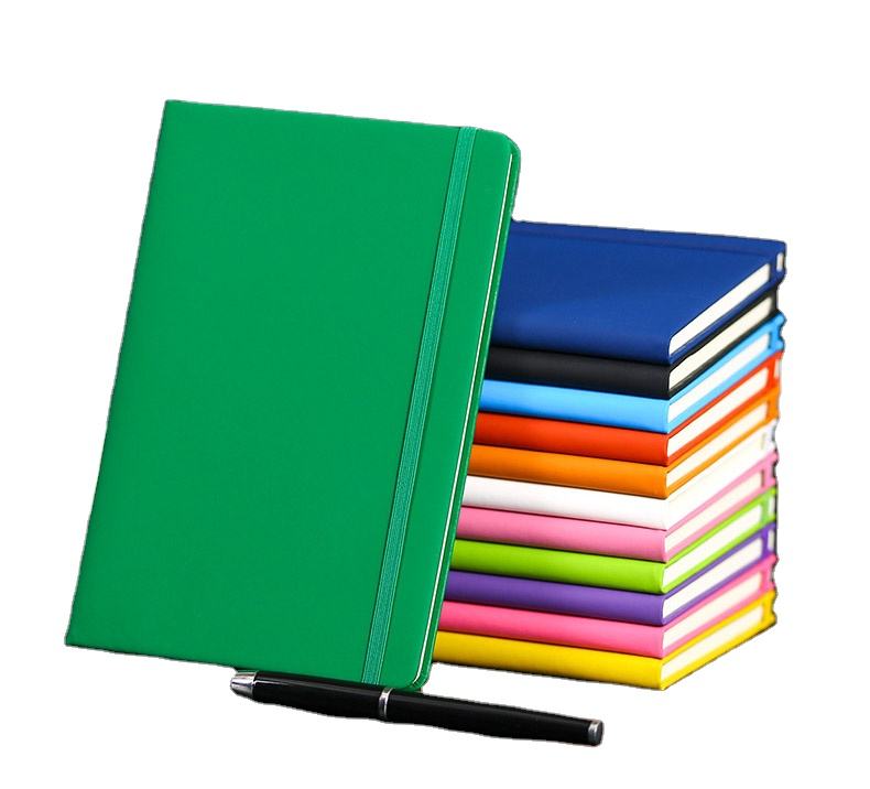 Notebook Fast Shipping Wholesale A6 80sheets Band Book Pu Leather Diary School Journal Notebook Paper For Student