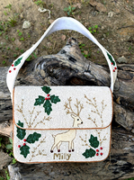 Sac à bandoulière de luxe écologique imperméable brodé de perles et de perles de rocaille pour la Saint-Valentin, idéal pour les fêtes et les cadeaux