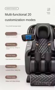 Música de moda 4d sillas de gravedad cero masajes salón máquina de cuerpo completo Silla de masaje Shiatsu de lujo - Product Image 4