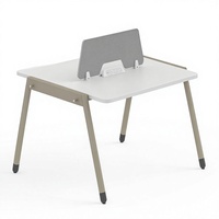 Escritorio de Oficina Modular Moderno para 2 o 4 Personas con Pantalla Divisoria para Sistema de Mobiliario de Oficina de Diseño Abierto