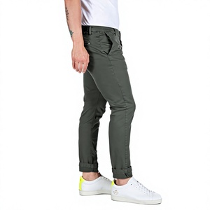 Pantalon Chino Homme Slim Fit Taille Haute Décontracté Extensible Confortable Fournisseur Bangladesh Faible MOQ Personnalisé OEM - Product Image 6