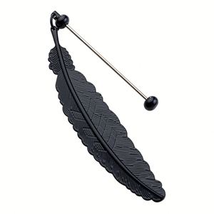 DIY Beaded Feather <b>Bookmark</b> - Creative Cartoon Page Holder for Kids, Students, and Promotional <b>Gifts</b> - Product Image 1