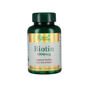 תוסף ביוטין תומך שיער בריא, עור וציפורניים, 10000mcg לשמור על בריא ויטמין - Product Image 1