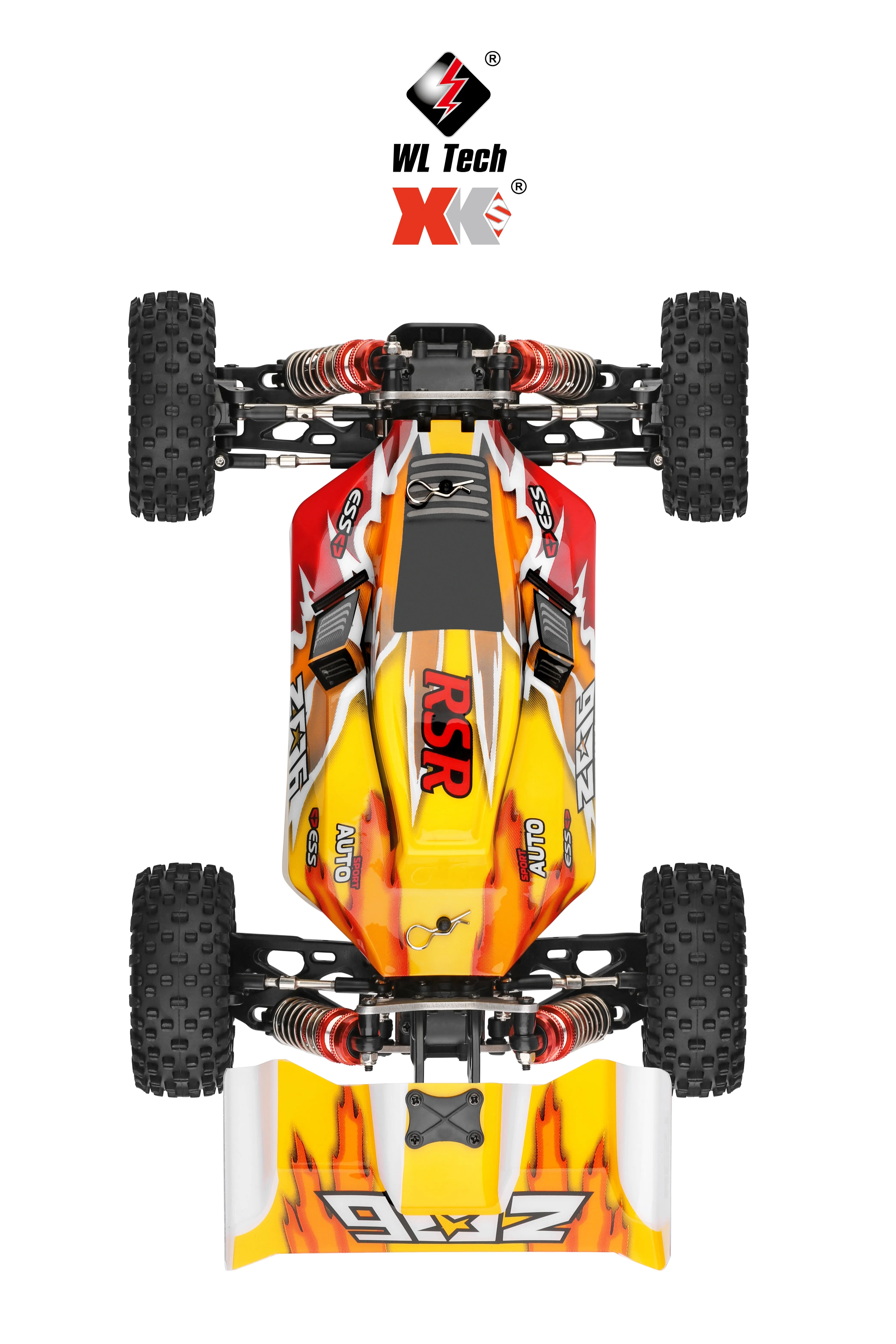 WLtoys 144010 75KM/H RC Brushless Car - 4WD Off-Road Remote