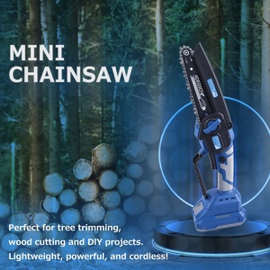 Mini motosierra inalámbrica de 6 pulgadas, motosierra eléctrica alimentada por batería, sierra pequeña de mano para cortar madera y podar árboles - Product Image 2