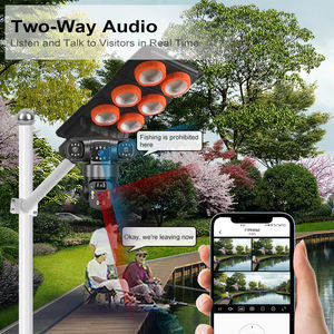 300W IP67 Integrierte Solar-Straßen laterne mit CCTV-Kamera Nachtsicht-Bewegungs funktion 3 Objektiv Outdoor All in One - Product Image 4