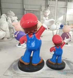 Artisanat en résine <span class=keywords><strong>MARIO</strong></span> BROS Sculpture personnalisée en fibre de verre de <span class=keywords><strong>Mario</strong></span> - Product Image 3