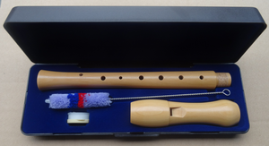 Recomendação de ensino soprano oito buracos gravador de madeira, instrumento musical alemão/britânico para ensino - Product Image 3