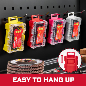 Kit Múltiple <span class=keywords><strong>de</strong></span> Puntas <span class=keywords><strong>de</strong></span> Destornillador y Taladro, Grado Industrial, Material S2, Color Negro + Rojo, con Tratamiento <span class=keywords><strong>de</strong></span> <span class=keywords><strong>Superficie</strong></span> <span class=keywords><strong>de</strong></span> Fosfato <span class=keywords><strong>de</strong></span> Manganeso - Product Image 5