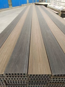 China Fornecedores Wpc Co-Extrusão 3D Em Relevo Deck Impermeável Outdoor & Exterior Plástico Decking - Product Image 6