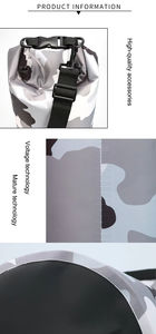 Fabrika doğrudan 500D PVC kuru Tote çanta tam baskı özel su geçirmez sürme motosiklet çantası tırmanma için birden fazla Sizes-5L 10L - Product Image 3