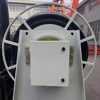 Tambour de bobine de câble rétractable élastique de type à ressort entraîné par moteur de grande résistance pour la grue