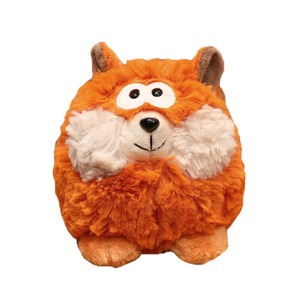 Série de jouets en peluche personnalisables sur <span class=keywords><strong>le</strong></span> thème des animaux de la forêt - Renard/<span class=keywords><strong>Loup</strong></span>/<span class=keywords><strong>Agneau</strong></span>, rembourrés en coton PP, sacs anti-stress en forme de haricot, vente en gros, conformes ASTM F963 - Product Image 1