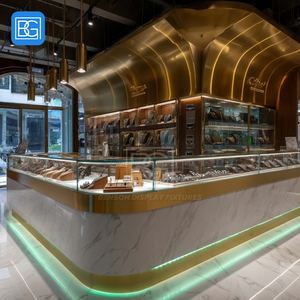 <span class=keywords><strong>Vitrine</strong></span> de présentation de bijoux commerciale, cadre métallique, présentoir de vente au <span class=keywords><strong>d</strong></span>étail, espace commercial, <span class=keywords><strong>vitrine</strong></span> de luxe pour bijouterie - Product Image 5