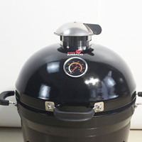 Gril en émail à double couche, vente en gros, dernier design, meilleures ventes, gril en fer de 14 pouces, barbecue portable au charbon de bois pour l'extérieur