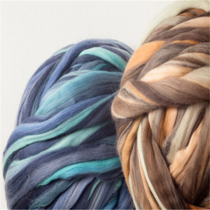 Nhà Máy Bán Buôn <span class=keywords><strong>Chunky</strong></span> Merino Len Sợi Siêu Cồng Kềnh 100% Len 18 Micron Cho Cánh Tay Đan Ném Chăn, Khăn Quàng Cổ, Mèo Giường - Product Image 5