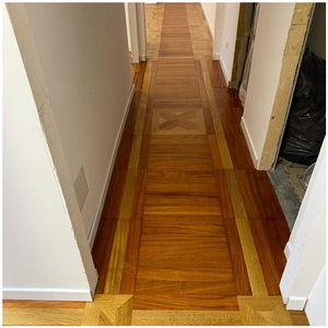 Plancher en bois <span class=keywords><strong>de</strong></span> chêne blanc moderne <span class=keywords><strong>de</strong></span> 18mm Parquet d'ingénierie Art Surface résistante à l'eau pour application dans le salon - Product Image 5