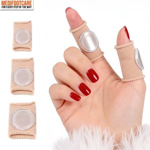 Protections d'orteils numériques en silicone à base d'huile, coussinets en gel, manchons en tissu pour les coussinets, les cors, les ampoules et les ongles incarnés - Product Image 5