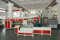 Máquina de película y láminas de PVC de grado alimenticio totalmente automática, controlada por PLC, alta productividad, componentes principales en perfecto estado, tornillo.