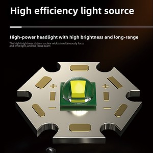 Nhỏ gọn USB sạc nhanh <span class=keywords><strong>Led</strong></span> cảm biến Đèn pin 78g IP65 12h Thời gian chạy với pin lithium ion để câu cá đêm và tuần tra - Product Image 2