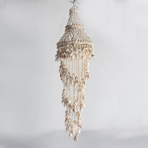 Caracol <span class=keywords><strong>de</strong></span> <span class=keywords><strong>mar</strong></span> colgar Luz Decoración shell Concha colgante lámpara vintage lámpara - Product Image 2