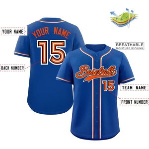 Maillot de baseball personnalisé brodé unisexe pour adulte, uniforme sportif anti-humidité avec col de baseball et twill. - Product Image 2