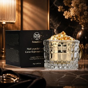 Creme Facial Rejuvenescedor de Caviar com Complexo de Multi Peptídeos Fermentados, Antienvelhecimento, Reparação de Rugas, Firmador, Hidratante e Nutritivo - Product Image 2