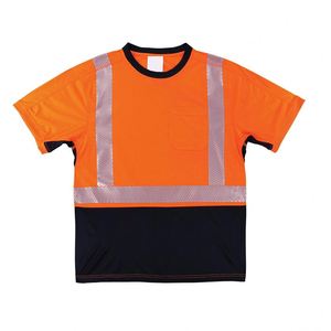 เสื้อทำงานก่อสร้างแบบกำหนดเอง เสื้อยืดลำลองพร้อมแถบสะท้อนแสง - Product Image 1