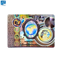 Autocollants holographiques personnalisés, étiquettes avec logo en feuille holographique, impression personnalisée, autocollant holographique transparent 3D