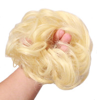 Couverture synthétique de chignon de mariée de mariage Chic Chignon Updo Postiche pour les mariées