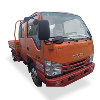 Double camion de cargaison JMC ISUZU Foton de 3/5/6/10 tonnes 4*2 pick-up à essence diesel de camion léger à cabine bon marché