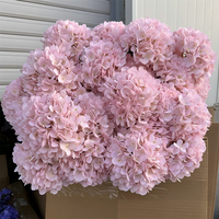 Promo Harga Pabrik Bunga Artificial Tangkai Tunggal 60cm Hydrangea Sutra Putih Tebal untuk Dekorasi Rumah, Pernikahan, Pesta, dan Acara