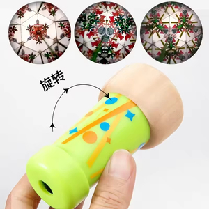 Caleidoscopio Classico in Legno per Bambini, Giocattolo Educativo Colorato Vintage, Giochi di Stimolo Visivo, Giocattolo Educativo Precoce - Product Image 5