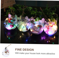Offre Spéciale décor à la maison ampoules led ampoules led boules suspendues arbre de noël ampoule pendentif boule à neige décorative