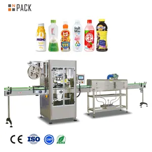 Npack Fabrikant Automatische Pvc Krimpkous Label Machine Voor Water Fles