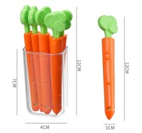Fermeture de sac alimentaire en plastique, pour carottes, dessin animé, créatif, clip de scellage, boîte en plastique avec aimant