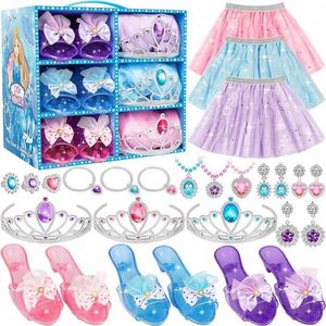 Juguetes de Disfraces Rosados para Niñas, Set de Accesorios de Princesa en Caja, Juguete de Moda y Belleza para Niñas - Product Image 2