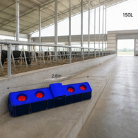 Abreuvoir robuste pour moutons, chauffé automatiquement, isolé, 60L, avec valve à flotteur pour fermes d'hiver