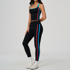 Ensemble de yoga Apyema pour <span class=keywords><strong>femmes</strong></span>, vêtements de fitness, logo personnalisé, sensation seconde peau, taille haute, effet push-up, séchage rapide - Product Image 2