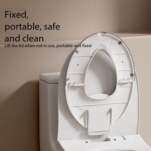 Siège de toilette pliable simple pour enfants, portable et compact pour la maison, universel pour garçons et filles, siège d'apprentissage de la propreté antidérapant - Product Image 5